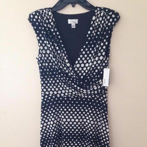 Alyx Limited Cap Sleeve Polka Dot Dress - Picture 2 of 5